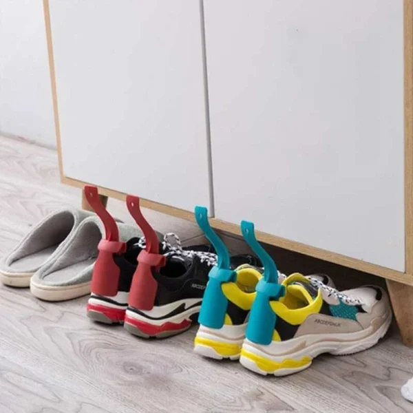 Plastic Shoe Horn Helper – Easy Slip-On Aid for Elderly, Disabled, and Pregnant Users - Image 3