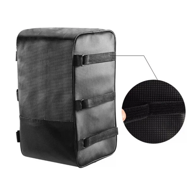 Cycling Reflective Rear Seat Bag – Waterproof Rack Pack with Rain Cover & 15L Storage - Image 12