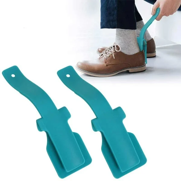 Plastic Shoe Horn Helper – Easy Slip-On Aid for Elderly, Disabled, and Pregnant Users - Image 4