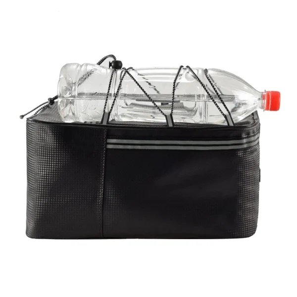 Cycling Reflective Rear Seat Bag – Waterproof Rack Pack with Rain Cover & 15L Storage - Image 5