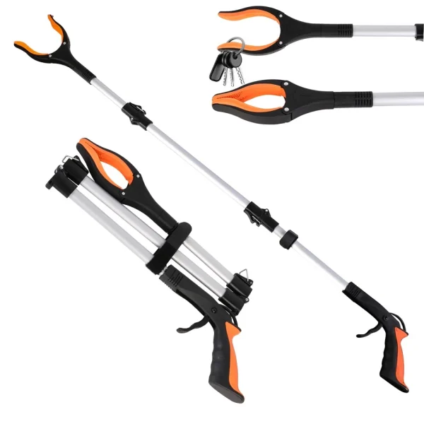 Reacher Grabber Foldable  Tool – Magnetic, Lightweight & Extendable for Easy Reach - Image 5