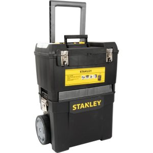 Stanley Mobile Work Centre – Rolling Tool Cart with 2-in-1 Storage & Heavy-Duty Wheels