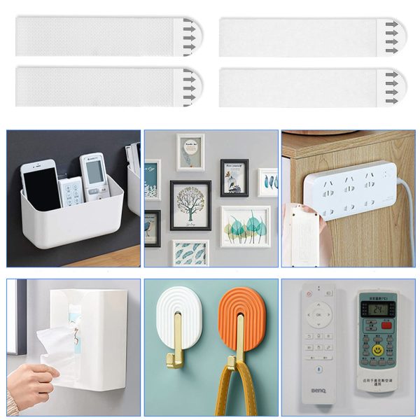 30 Pairs Removable Adhesive Hanging Strips – Wall Mount Tape for Photos & Picture Frames - Image 8