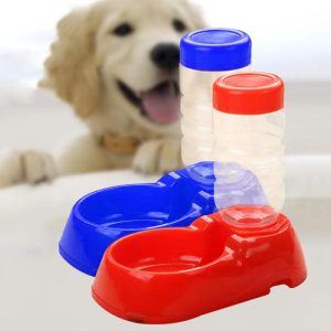 2-in-1 Automatic Pet Feeder & Water Dispenser – BPA-Free Bowl for Dogs & Cats