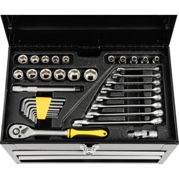 67-Piece Tool Kit with 2-Drawer Chest – Ideal for Home, Garage & DIY Projects - Image 4
