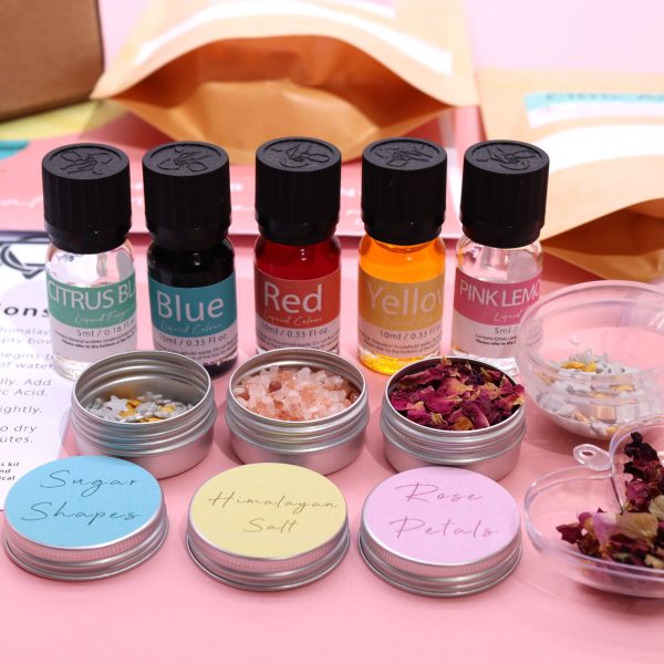 DIY Bath Bomb Making Kit – Includes Himalayan Salt, Scents & Moulds (Makes 10 Bombs) - Image 7