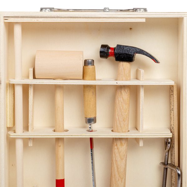 Junior Tool Box for Kids – 28 Real Tools for Budding Builders & Young Carpenters - Image 6