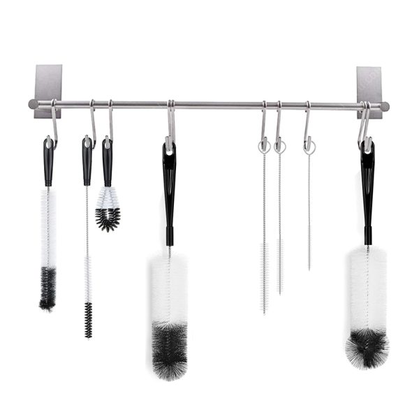 8-Piece Bottle Cleaning Brush Set – Long, Flexible Brushes for Bottles, Straws & Lids - Image 2