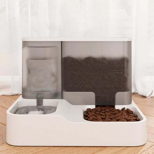 2-in-1 Pet Feeder Bowl – Automatic Food and Water Dispenser for Cats & Dogs - Image 9