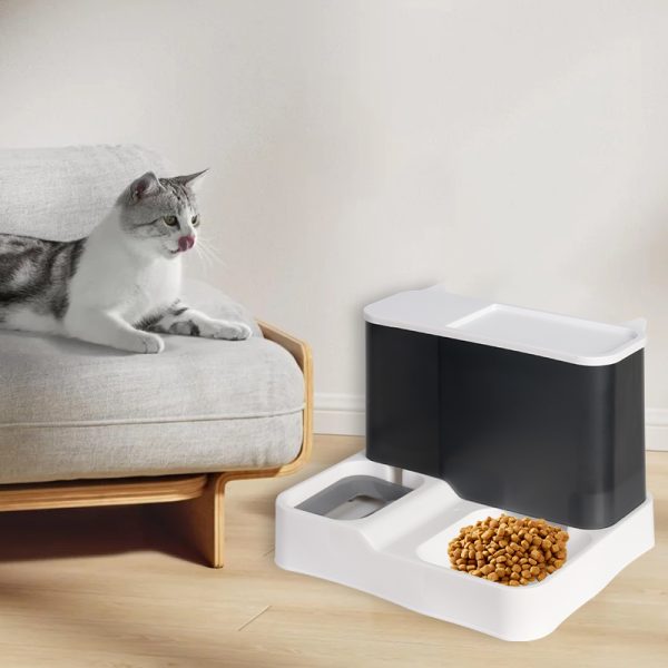 2-in-1 Pet Feeder Bowl – Automatic Food and Water Dispenser for Cats & Dogs - Image 10