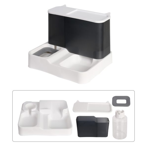 2-in-1 Pet Feeder Bowl – Automatic Food and Water Dispenser for Cats & Dogs - Image 7