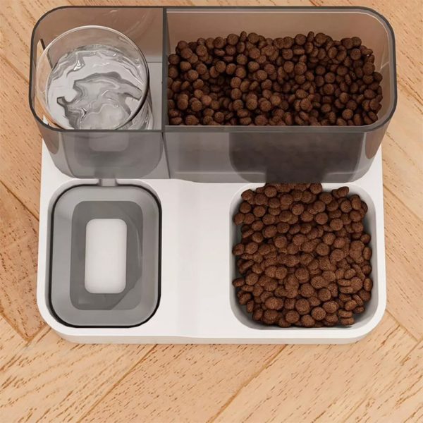 2-in-1 Pet Feeder Bowl – Automatic Food and Water Dispenser for Cats & Dogs - Image 8