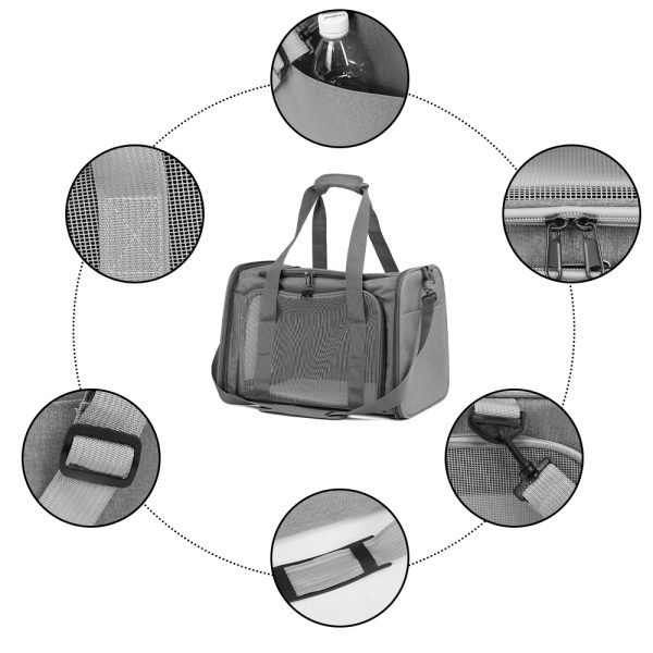 Large Soft Pet Carrier Bag – Foldable & Portable Travel Crate for Cats and Small Dogs - Image 11