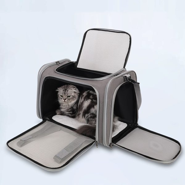 Large Soft Pet Carrier Bag – Foldable & Portable Travel Crate for Cats and Small Dogs - Image 8