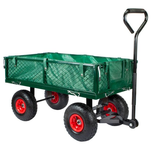 Garden Barrow Dump Truck & General Use – 4-Wheeled with Large Tough Tyres - Image 9