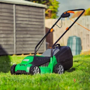 Electric Lawnmower 1200W Lightweight 30L Box, 32cm Cutting Width, 3 Heights