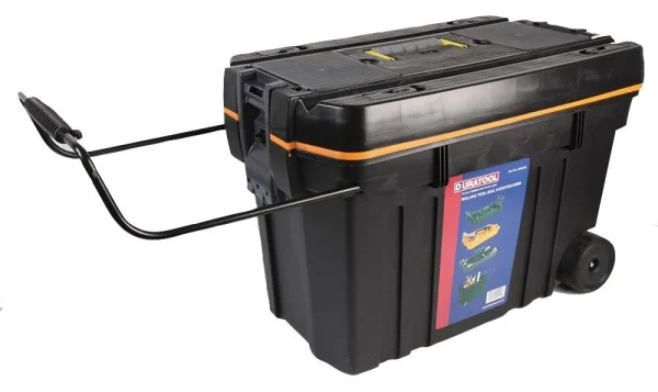 Large Rolling Tool Chest Mobile Toolbox Heavy Duty with Handle & Wheeled Storage