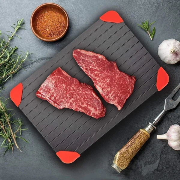 Defrosting Tray Board – Rapid Thawing Aluminium, Easy Clean & Lightweight - Image 13