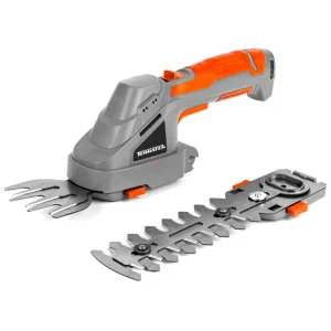 2-in-1 Handheld Cordless Hedge & Grass Trimmer – 7.2V Lithium-Ion Battery