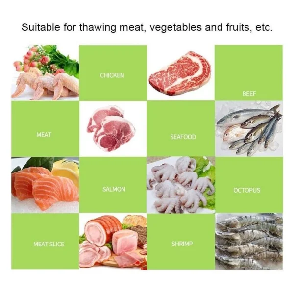 Defrosting Tray Board – Rapid Thawing Aluminium, Easy Clean & Lightweight - Image 2