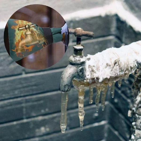 Outdoor Tap Cover – Waterproof Insulated Freeze Protection with Hook & Loop Fastening - Image 2