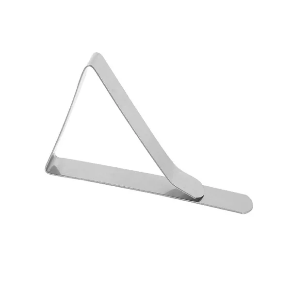 20x Stainless Steel Tablecloth Clips – Windproof Picnic & Outdoor Cover Holders, Silver - Image 5