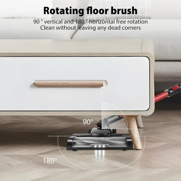Cordless Vacuum Cleaner – 160W Lightweight Stick Vacuum with HEPA Filter & 15KPA Suction - Image 6