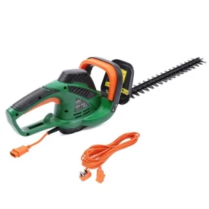 Electric Hedge Trimmer 230V 550W 51cm Blade, 10m Cable Length for Yard Cutting