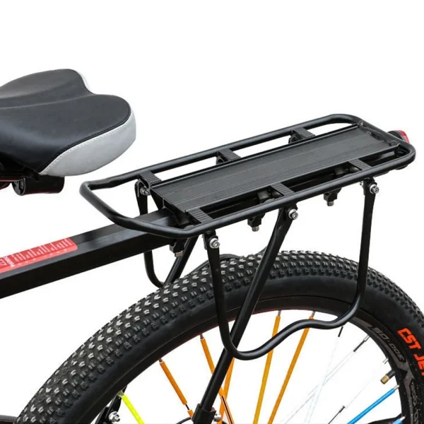 Aluminium Bicycle Rear Pannier Rack – Adjustable with Mud Guard & Safety Reflector - Image 12