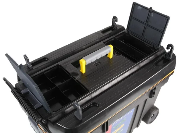 Large Rolling Tool Chest Mobile Toolbox Heavy Duty with Handle & Wheeled Storage - Image 9