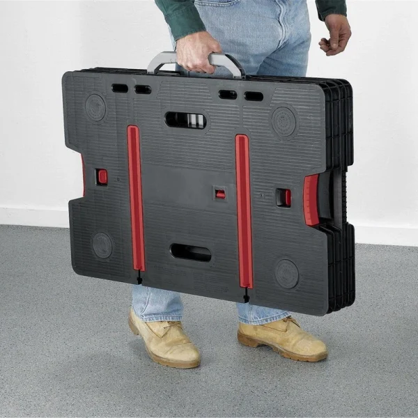 Work Bench Collapsible Folding with Universal T-Rails Lightweight, Easy Assembly - Image 3