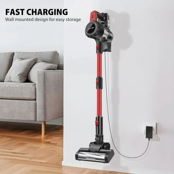 Cordless Vacuum Cleaner – 160W Lightweight Stick Vacuum with HEPA Filter & 15KPA Suction - Image 3