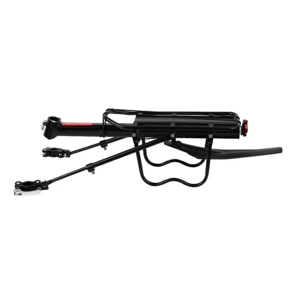 Aluminium Bicycle Rear Pannier Rack – Adjustable with Mud Guard & Safety Reflector - Image 7