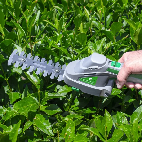 Hedge Trimmer & Grass Cutter Cordless 2-in-1 - 3.6V Rechargeable Handheld - Image 2