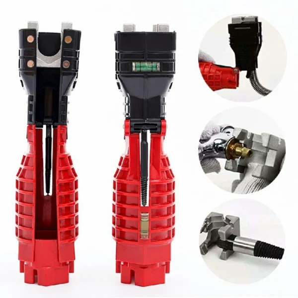 Multifunctional Tap Spanner Plumbing Tool for Sink Kitchen & Bathroom 2 Versions - Image 6