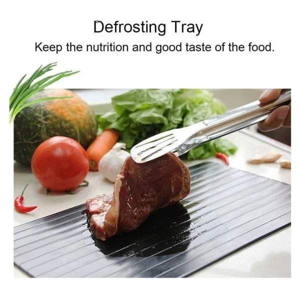 Defrosting Tray Board – Rapid Thawing Aluminium, Easy Clean & Lightweight - Image 5
