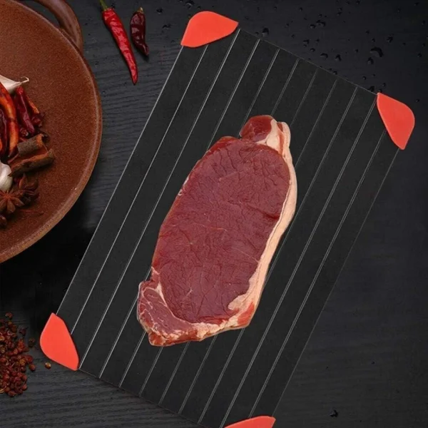 Defrosting Tray Board – Rapid Thawing Aluminium, Easy Clean & Lightweight - Image 4