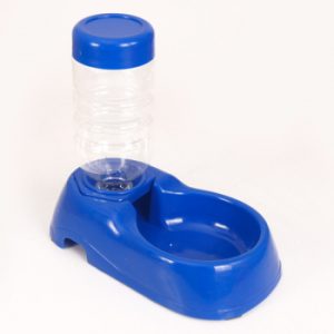 2-in-1 Automatic Pet Feeder & Water Dispenser – BPA-Free Bowl for Dogs & Cats - Blue
