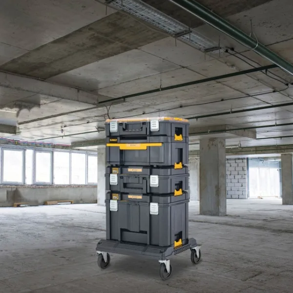 DeWalt DWST83412-1 T-Stak 2.0 Tower & Cart Set Rolling Toolbox Storage System - Image 3