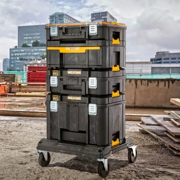 DeWalt DWST83412-1 T-Stak 2.0 Tower & Cart Set Rolling Toolbox Storage System - Image 4