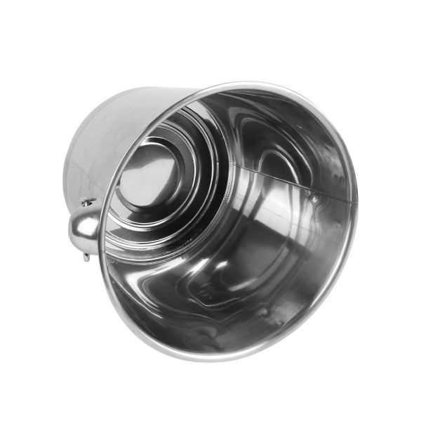 Ice Bucket Wine Cooler with Handles 5L Stainless Steel - Image 6