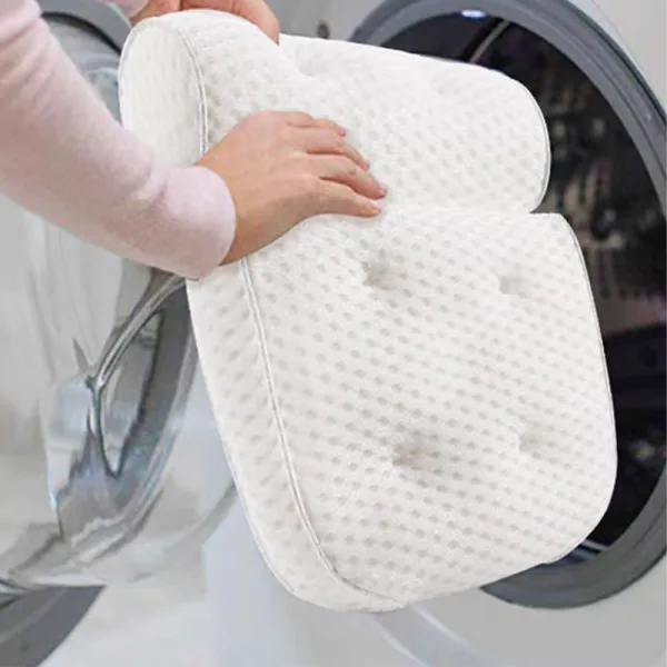 Bath Pillow Non Slip Comfortable Bathtub Headrest Cushion Soft Support - Image 5