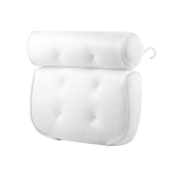 Bath Pillow Non Slip Comfortable Bathtub Headrest Cushion Soft Support - Image 9