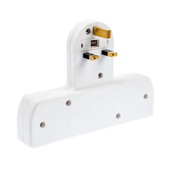 Triple Socket 3 Way UK Plug – 13A Power Adaptor - Image 5