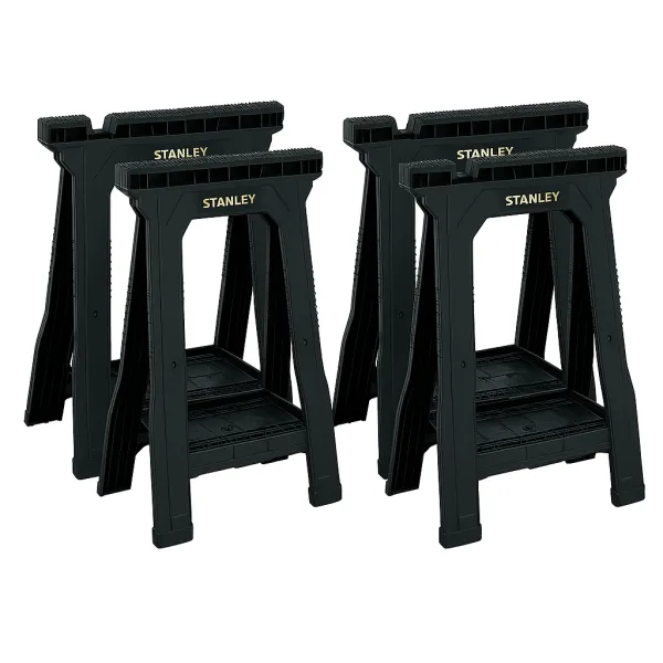 Stanley Folding Workbench Sawhorse Lightweight 2 Versions with Anti-Slip Feet - Image 9