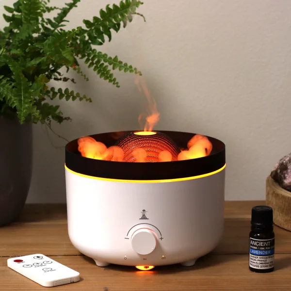 Large Volcano Effect Aroma Diffuser Two Colours 560ml Tank - Image 6